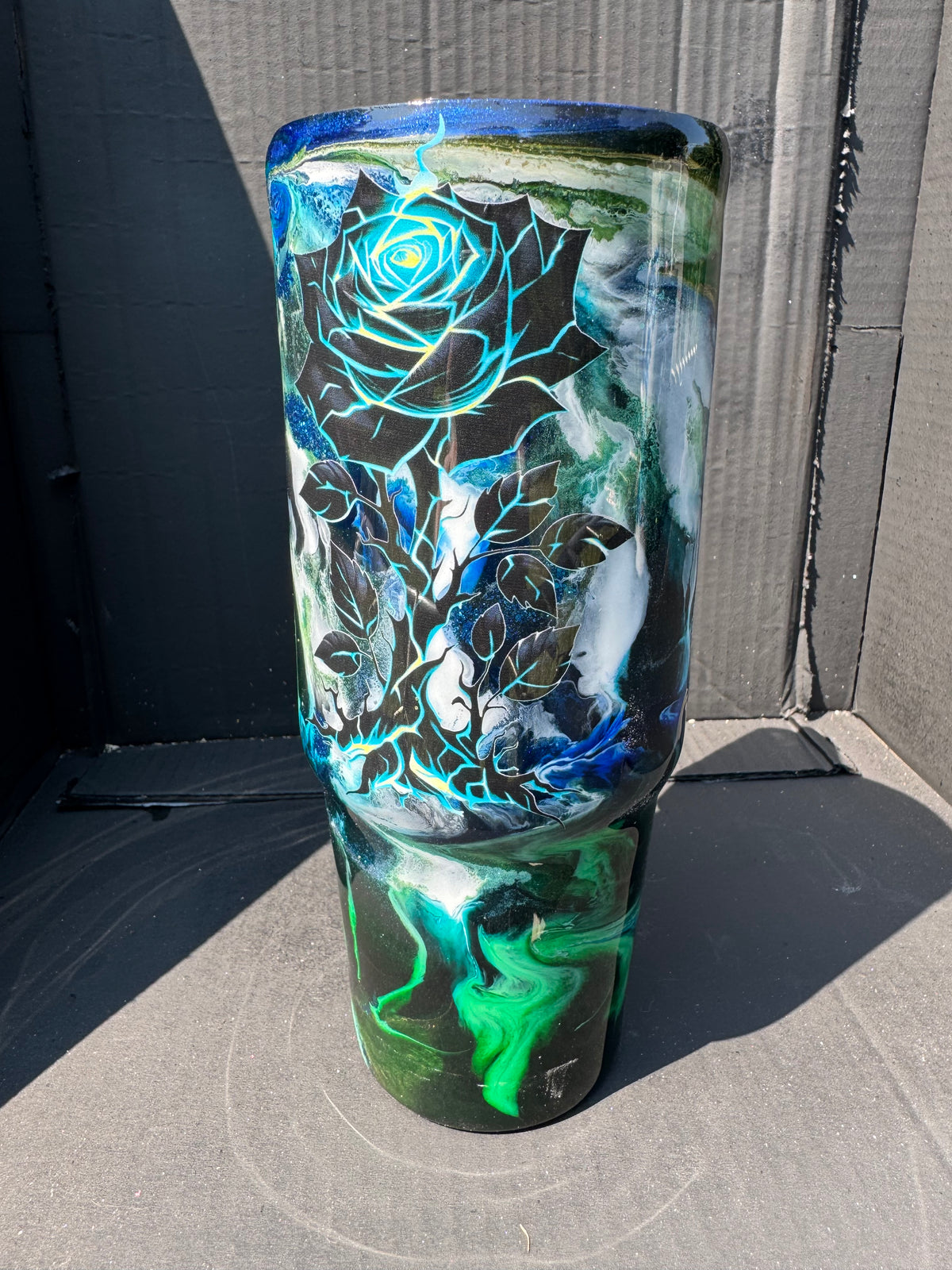 Green roses