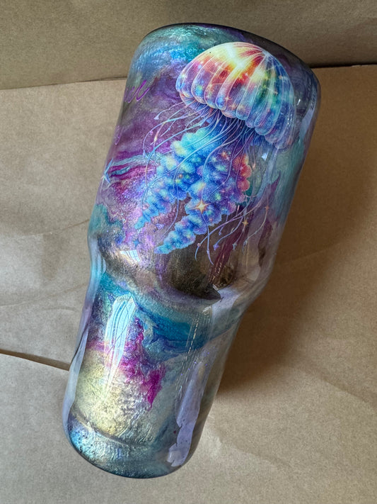 Jellyfish Drift Tumbler – 30oz